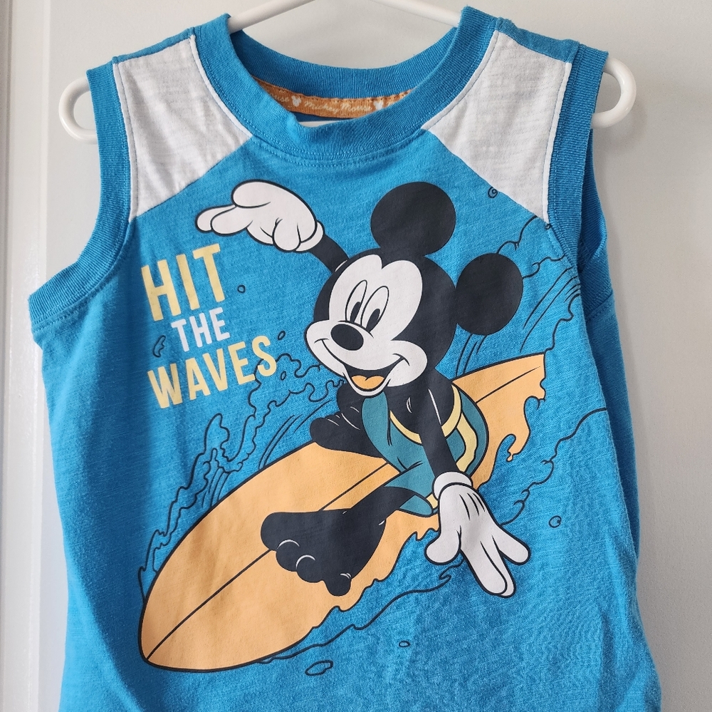 5t Disney blue tankVacation Spring Break beach shore pool surf river bay summer